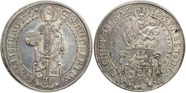 1 Thaler Sacro Imperio Romano (962-1806) Plata 