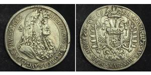 1 Thaler Hungría / Sacro Imperio Romano (962-1806) Plata Leopoldo I de Habsburgo(1640-1705)