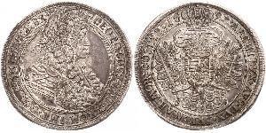 1 Thaler Hungría / Sacro Imperio Romano (962-1806) Plata Leopoldo I de Habsburgo(1640-1705)