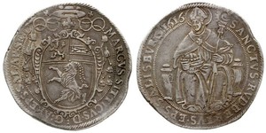 1 Thaler Salzburgo Plata 