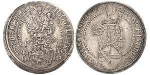 1 Thaler Salzburgo Plata 