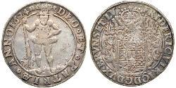 1 Thaler States of Germany Plata Friedrich Ulrich (1591 - 1634)