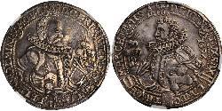 1 Thaler States of Germany Plata 