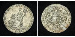 1 Thaler States of Germany Plata 
