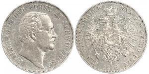 1 Thaler States of Germany Plata 