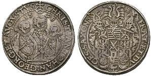 1 Thaler States of Germany Plata 