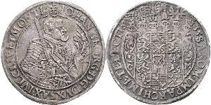 1 Thaler States of Germany Plata 