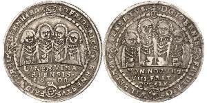 1 Thaler States of Germany Plata 