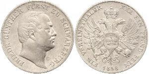 1 Thaler States of Germany Plata 