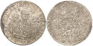 1 Thaler States of Germany Plata 