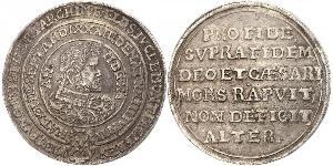 1 Thaler States of Germany Plata 