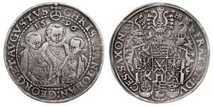 1 Thaler States of Germany Plata 