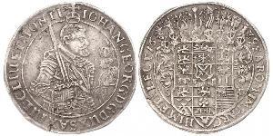 1 Thaler States of Germany Plata 