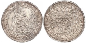 1 Thaler States of Germany Plata 