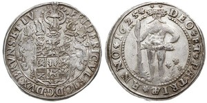 1 Thaler States of Germany Plata Friedrich Ulrich (1591 - 1634)