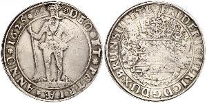 1 Thaler States of Germany Plata Friedrich Ulrich (1591 - 1634)