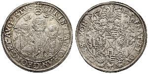 1 Thaler States of Germany Plata 