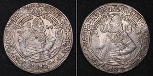 1 Thaler States of Germany Plata 