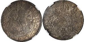 1 Thaler States of Germany Plata 