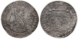 1 Thaler States of Germany Plata 