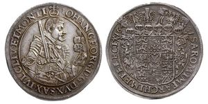 1 Thaler States of Germany Plata 