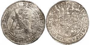 1 Thaler States of Germany Plata 