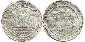 1 Thaler States of Germany Plata 