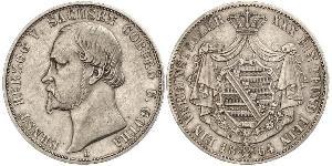 1 Thaler States of Germany Plata 