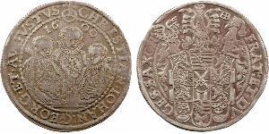 1 Thaler States of Germany Plata 