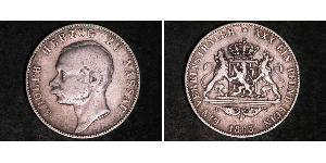 1 Thaler States of Germany Plata 