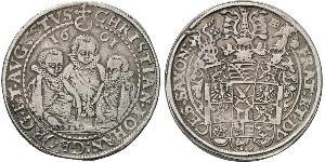 1 Thaler States of Germany Plata 