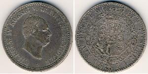 1 Thaler States of Germany Plata Guillermo IV (1765-1837)