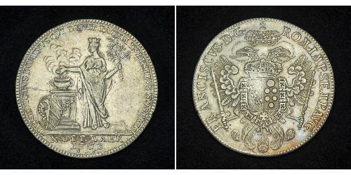 1 Thaler States of Germany Plata 