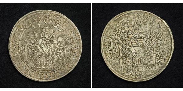 1 Thaler States of Germany Plata 