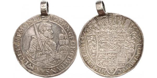 1 Thaler States of Germany Plata 