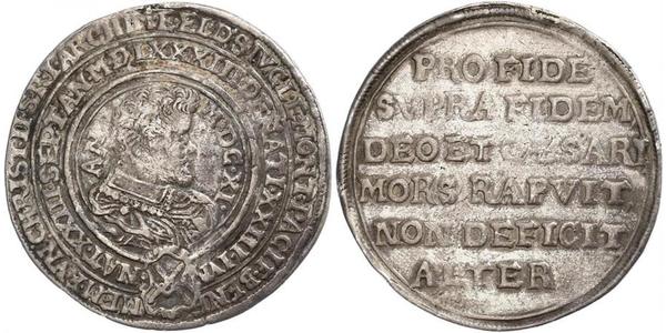 1 Thaler States of Germany Plata 
