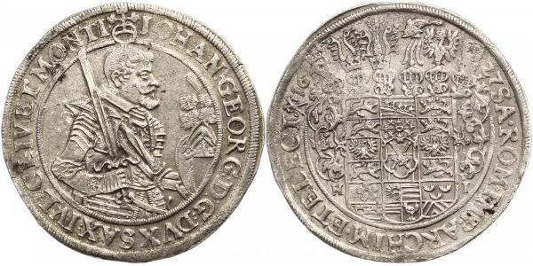 1 Thaler States of Germany Plata 