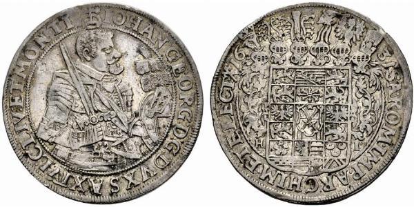 1 Thaler States of Germany Plata 