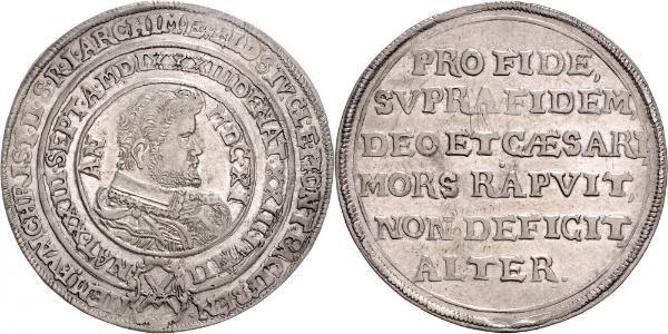 1 Thaler States of Germany Plata 