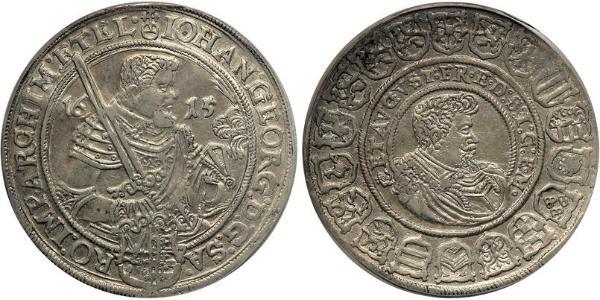 1 Thaler States of Germany Plata 