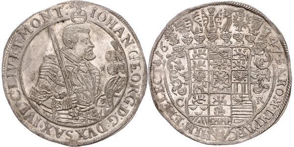 1 Thaler States of Germany Plata 