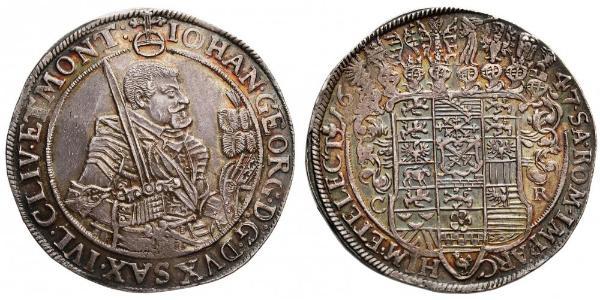 1 Thaler States of Germany Plata 