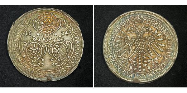 1 Thaler States of Germany Plata 