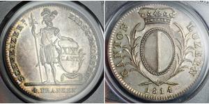 1 Thaler Suiza Plata 