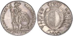 1 Thaler Suiza Plata 