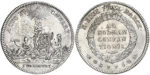 1 Thaler null Plata 
