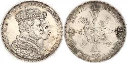 1 Thaler Reino de Prusia (1701-1918) Plata Wilhelm I, German Emperor (1797-1888)
