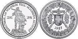 1 Thaler Suisse Platine 