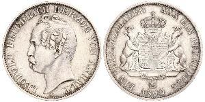 1 Thaler Anhalt-Dessau (1603 -1863) Silber Leopold IV. Friedrich (Anhalt-Dessau)(1794 – 1871)