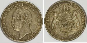 1 Thaler Anhalt-Dessau (1603 -1863) Silber Leopold IV. Friedrich (Anhalt-Dessau)(1794 – 1871)